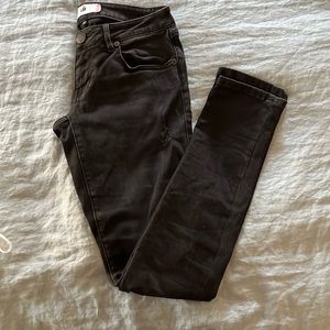 Cabi slim, boyfriend, distressed, black jeans